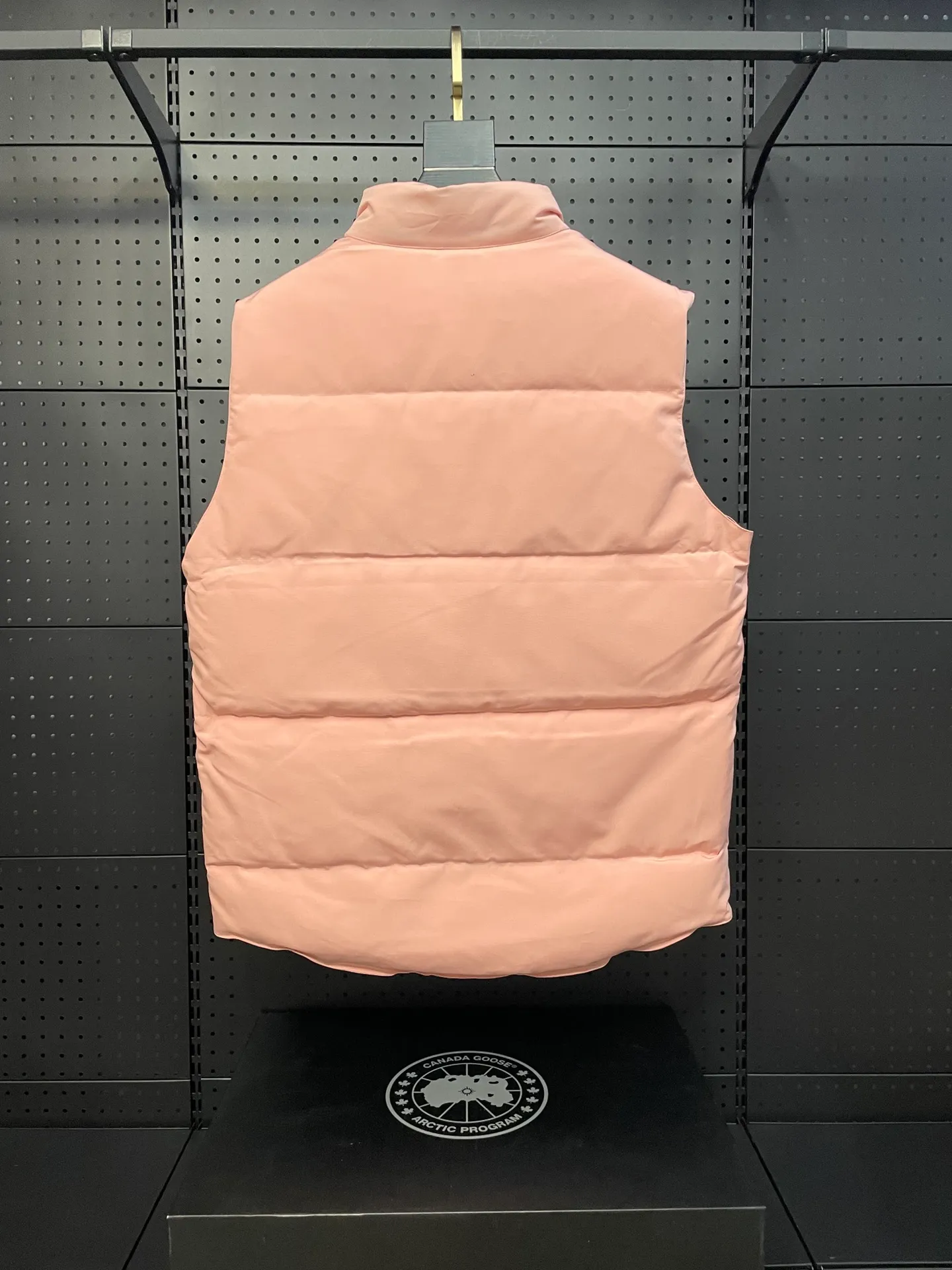 Pink canada goose freestylecrew 🎗 zp 🎗 t Premium ， 90 🎗 🎗zp 90 Lightweight 🎗ykk 🎗 zp zp Size:XS-XXL